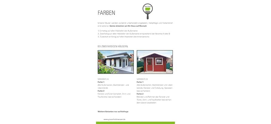 Zweifarbig streichen