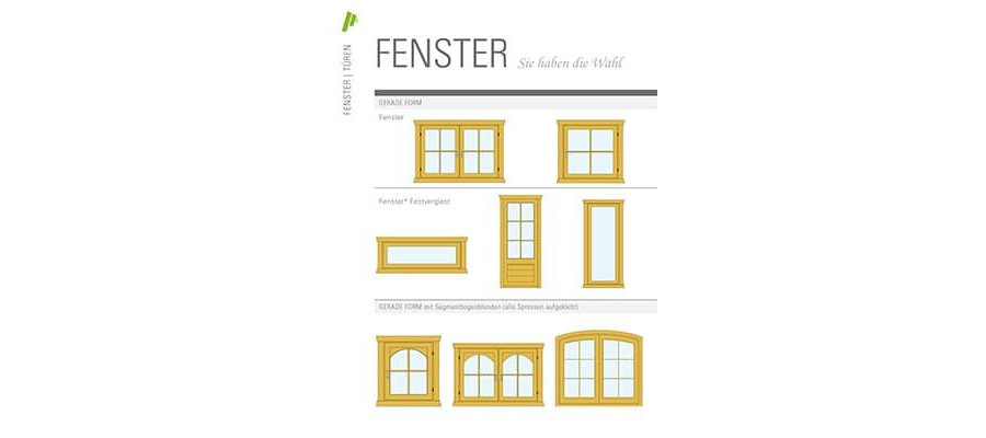 Fenster- und Türprogramm